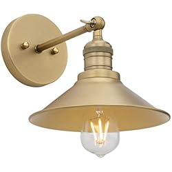 Lámparas Antiguas Pintadas CeilSong Vintage Industrial Metal Luces de pared Nordic Interior Aplique de pared Iluminación Lámpara de pared Accesorio para sala de estar Dormitorio Tocador Loft Cafe Bar(Antiguo)