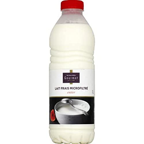 Monoprix Gourmet Lait frais et entier, microfiltré - La bouteille de 1L