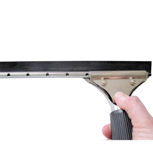 GBPro Professional Window Squeegee Stainless Wiper with Rubber Blade - 15cm/25cm/35cm/45cm - Windows, Bathroom Shower Screen Cleaner, Tiles, Glass, Window Cleaning Equipment