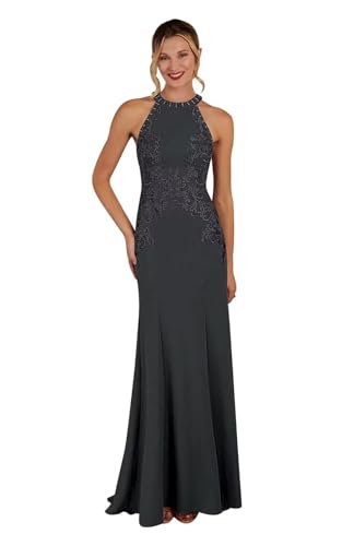 Chiffon Mother of The Bride Dresses for Wedding Lace Applique Long Formal Dresses for Women XOD0491