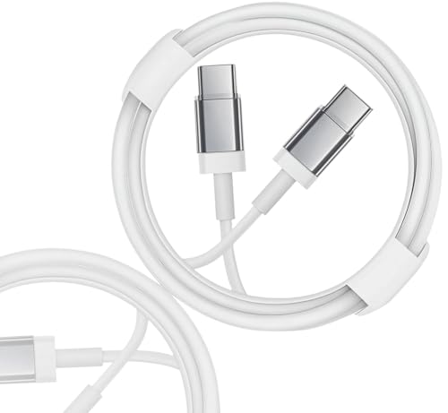 Image of AINE 65W USB Type-C Fast Charging & Data Transfer Cable compatible with Nothing Phone 3A 3A Pro 2A Plus 2A CMF Phone 2 Pro CMF Bud & USB-C Laptops - White | Original Charging Speed
