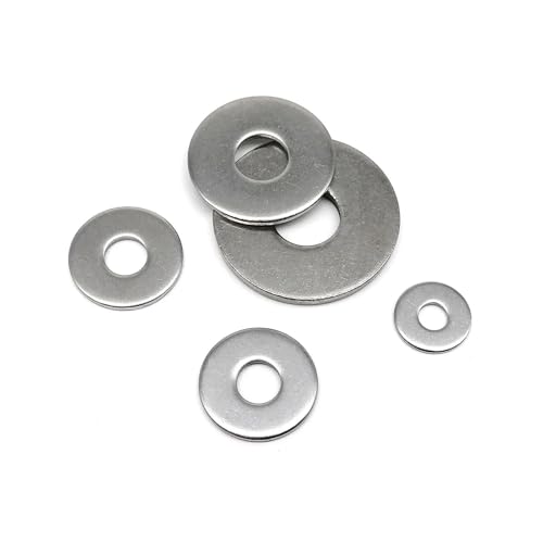 M2.5 M3 M4 M5 M6 M8 M10 M12 M14 M16 GB96 316 A4-70 ステンレス鋼 特大サイズ ビッグワイド 厚手 プレーンガスケット 平ワッシャー(M8 10pcs)