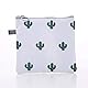 4 Stücke Damenbinde Tasche Sammeln Taschen für Frauen Mädchen (Kaktus, Flamingo, , Streifen, 1 Stück)
