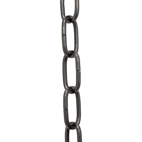Image of RCH Hardware CH-S62-45-GUN-10 Steel Chandelier Chain, Gunmetal (10 Feet)