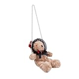 VALICLUD 1Pc À Main Jouet Pratique Style Bandoulière Premium Gothique Marron Jouet-Cartable Fille Filles Épaule Dentelle Sacs Adorable Croix Ours En Peluche Utile Dame Corps