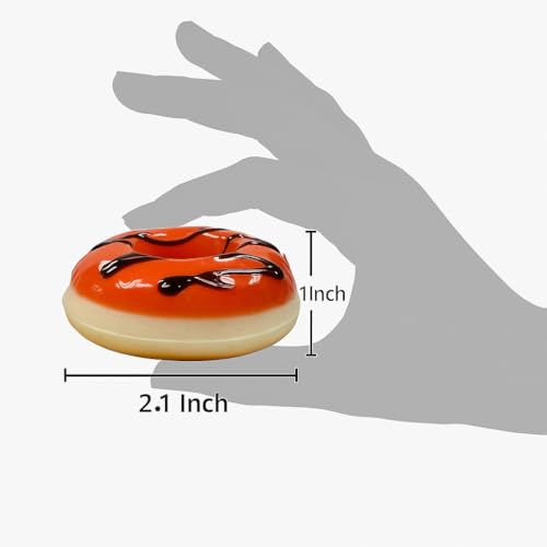 GiftExpress Realistic Artificial Donuts, Scented Fake Doughnuts, Assorted Toy Cakes, Desserts Decoration, Party Decoration, Prop Food - 6 Pieces