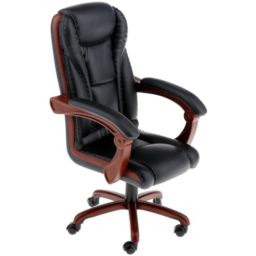 ZYHARUKO Drehbarer Schreibtischstuhl, Modell für 1/6 Maßstab Actionfigur, Display-Szene,...