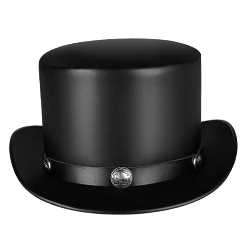 Sombrero de mago Steampunk ideal para festivales retro y disfraces de médico de la peste