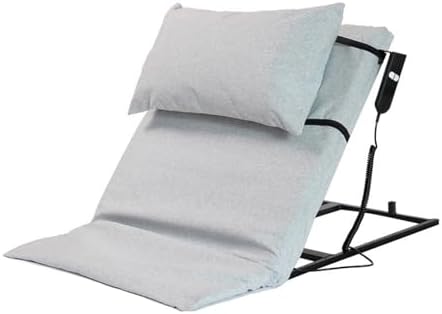 Adjustable Electric Bed Backrest with Remote - Lumbar and Neck Support for Home Care and Pain Relief