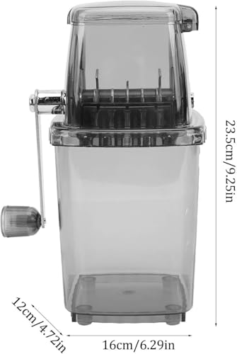 Máquina de hielo afeitada y trituradora manual para bebidas y repostería 3