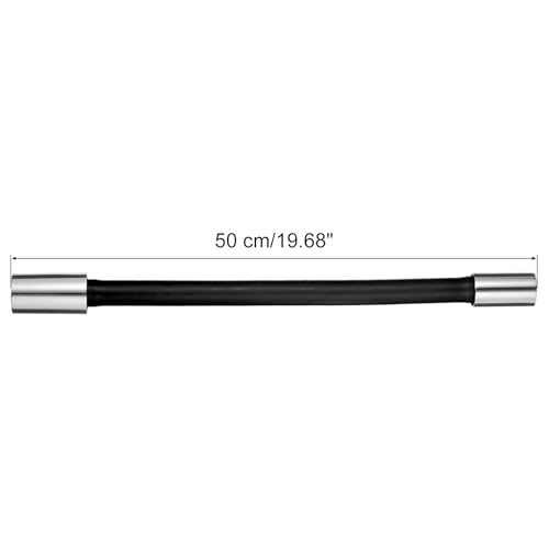 Rallonge de Robinet de Salle de Bain Flexible à Mémoire de Forme Noire 50cm - 3