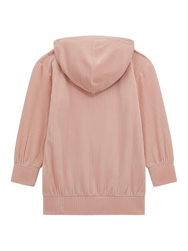 GUESS Girls' Eco Long Sleeve Corduroy Hooded Dress2