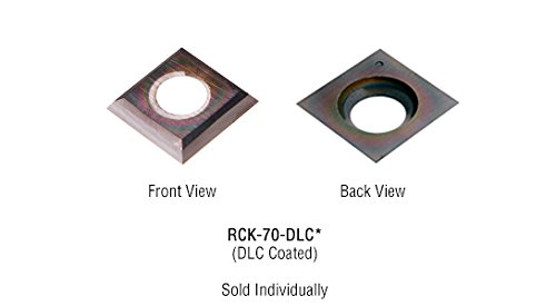 Amana Tool - HCK-70 Solid Carbide 4 Cutting Edges Insert Knife MDF, Chipboard, Solid Surfa