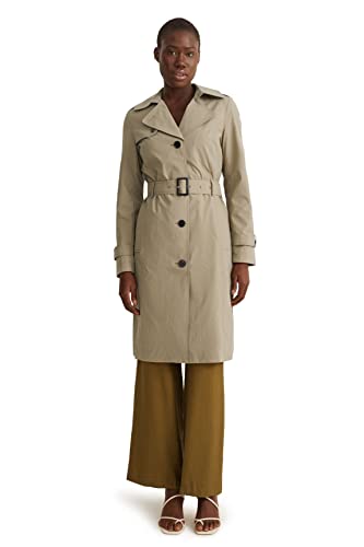 C&A Damen Trenchcoat Polyester Trenchcoat Regular Fit grün 40