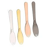 GRIRIW 4 Stücke Edelstahl Butter Slicer Käse Spatel Käse Butter Set Einfach Käse Treuer Küche Geschirr