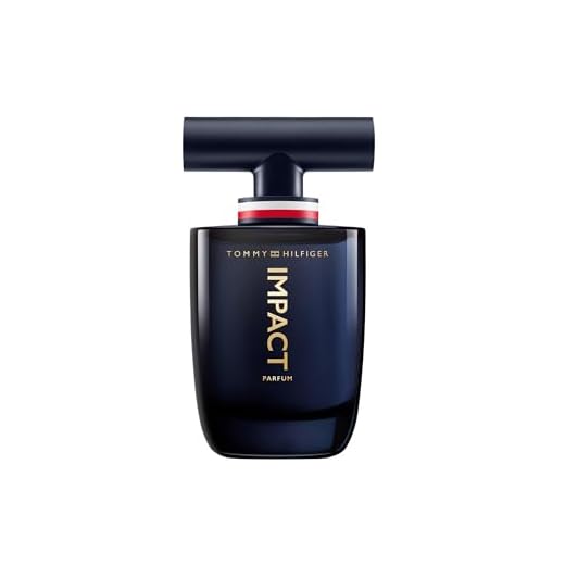 Tommy Hilfiger – Tommy Impact Parfum 100 ml – Perfume de Hombre – Fragancia Amaderada Ambarina – Notas Amaderadas y Ámbar – Botella de Vidrio Azul Intenso