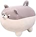 Mignon Corgi Chien en Peluche Oreiller en Peluche Doux en Coton Animaux en Peluche Jouets, Oreiller en Peluche pour Chien Corgi, 40CM Shiba Inu Étreindre Oreiller Peluche Jouet pour Enfants,Type C