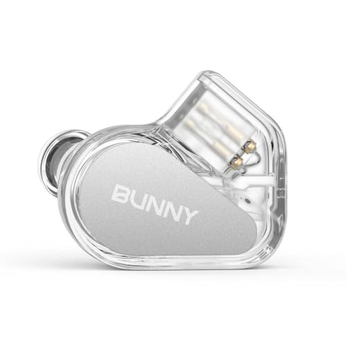Image of TANCHJIM Bunny in-Ear Monitor with mic Earphone, Dual-Chamber Dynamic Driver HiFi Earphone Clear Sound & Deep Bass, Oxygen-Free Copper Cable with HD Microphone for Gamers and Audio Enthusiast
