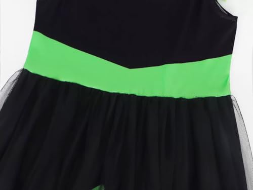 Disfraz de bruja negro para niñas 10 piezas miniatura 5