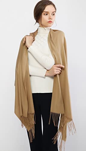 RIIQIICHY Women's Scarf Pashmina Shawls and Wraps for Evening Dress Bridesmaid Wedding Bridal Winter Warm Long Large Scarves