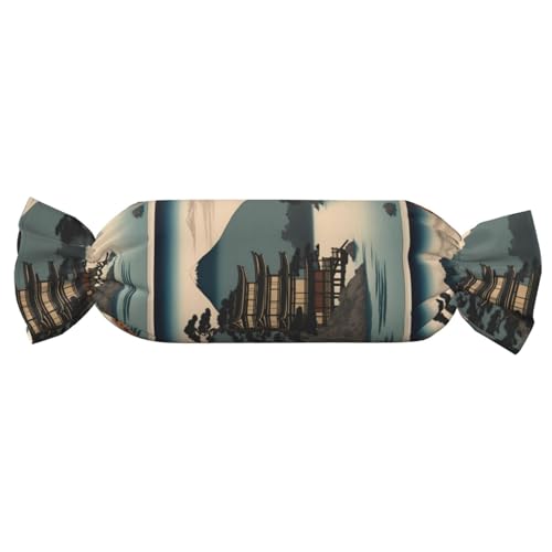 Almohada de espuma viscoelástica 62 cm x 25 cm negra