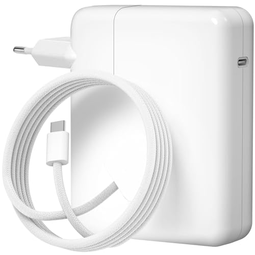 Ladegerät für MacBook Pro/Air 140W USB-C Netzteil mit 2m 3 Kabel Ersatz Ladeadapter kompatibel mit MacBook Pro 14/16 Zol...