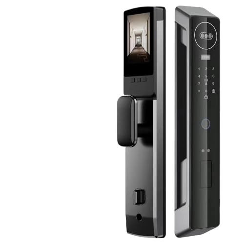 3D Facial Recognition App WIFI Password Fingerprint Card Portable Visual Doorbell Monitoring Camera Electronic Door Lock(30 240 