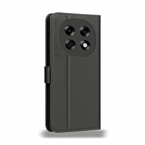 Image of AIBEX Shock Proof Flip Compatible for Oppo F31 5G Flip Cover Leather Finish | Inside TPU with Card Pockets | Wallet Stand | Complete Protection Flip Case - Black