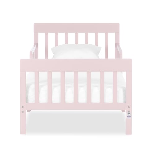 Image of Dream On Me Finn Toddler Bed, GREENGUARD Gold, Pinewood, Pink