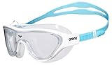 arena The One Mask Junior Anti-Fog Schwimmbrille für Kinder, Schwimmmaske mit Großen Verspiegelten Gläsern, UV-Schutz, Selbstjustierender Nasensteg, Orbit-Proof Dichtungen