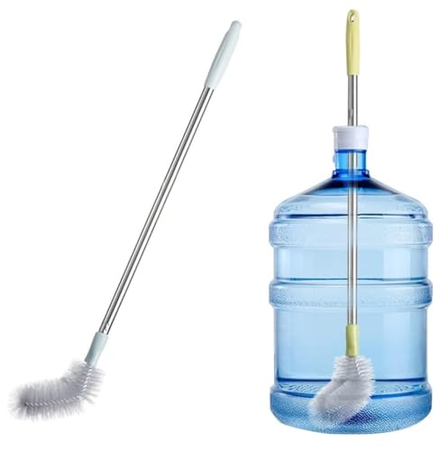Image of UCRAVO 1pc, Water Bottle Cleaning Brush, Water Bucke Cleaning Brush, Long Handle with 360 Degree Rotation, Flexible Bristle Brush for Thorough Cleaning Healthy Drinking Water, Cleaning Supplies Tool
