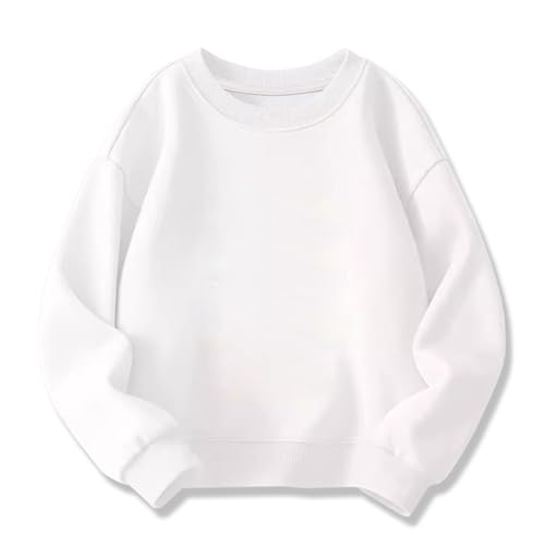 Boys Crewneck Thin Sweatshirt Girls Sport Long Sleeve Cotton Pullover Tops Toddler Solid T-Shirt2