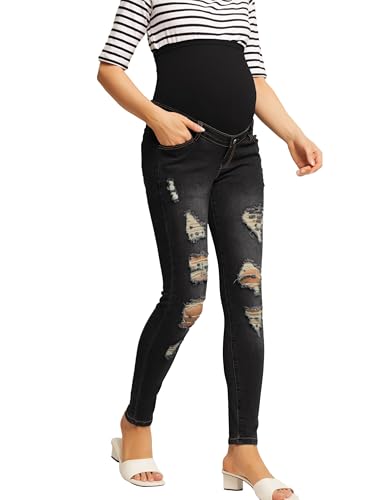 Maacie vaqueros premama Negro S