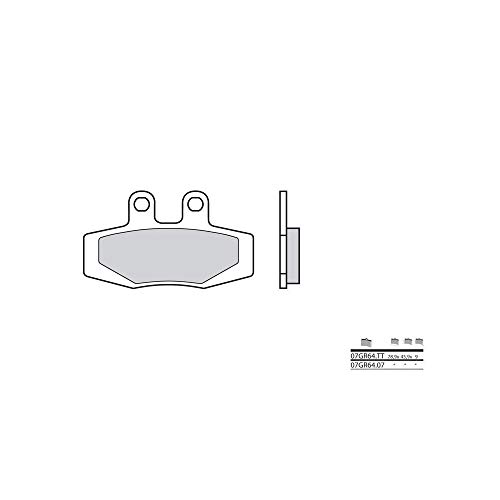 Plaquettes de frein Brembo 07GR6407 Organique jeu de garnitures de freinage route