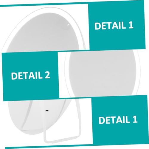 Espejo de maquillaje LED compacto para escritorio miniatura 4