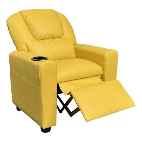 Lilola Home Marisa Kids Recliner Yellow