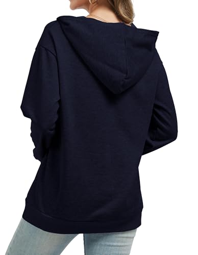 ETATNG Womens Baseball Hoodies Long Sleeve Lace Up Neck Love Print Casual Athletic Pullover Sweatshirts Tops with Pockets3