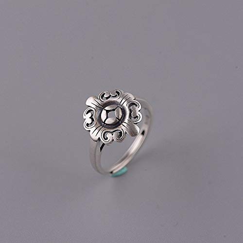 Bague ouverte pour femme réglable S925 qui résout la taille