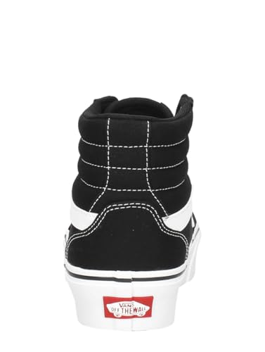 Vans Baskets Filmore Hi pour Femme, Toile Noire et Blanche., 36 EU