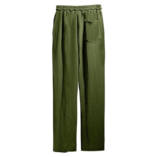 evzosrz Mens Casual Ribbed Knit Pants Straight Lightweight Drawstring Beach Yoga Pants Loose Fit Striped Long Trousers4