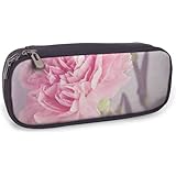 ペンケース カーネーション 花 筆箱 文房具 ペンポーチ 筆入れ PUレザー 大容量 収納 物入れ 軽量 防水 通学 多機能 化粧ポーチ 鉛筆ケース ペン袋 学生用 子供 女の子 男の子