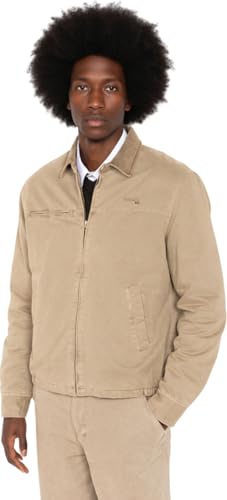 Schott NYC Carther-Taupe-l Blouson, marrón, Hombre