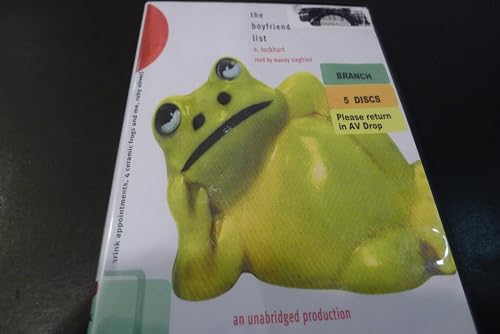 The Boyfriend List: 15 Guys, 11 Shrink Appointm... 0307206866 Book Cover