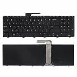 Replacement Laptop English Black Keyboard with Frame for Dell Inspiron 17R N7110 7110 XPS 17 L702X 7720 Vostro V3750 3750 454RX C6PTW M22MF