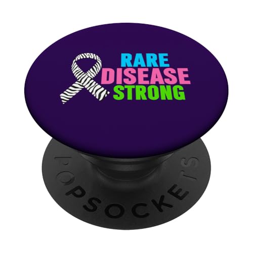 Camiseta del Día de las Enfermedades Raras 2025 - Concientización fuerte sobre enfermedades raras PopSockets PopGrip Adhesivo