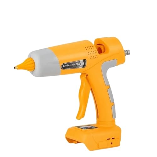 DIY コードレス リチウムイオン ホットメルト グルーガン 18V リチウム バッテリー 家庭用電動工具 強力な接着力(Green)