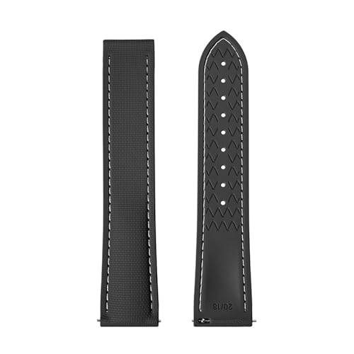 jo[T FKM EHb`Xgbv tbfS ܂肽ݎobN Xgoh NCbN[XuXbg IKΉ IWCΉ eB\Ή SEIKOΉ 20/21/22mm(Black-No,22mm)