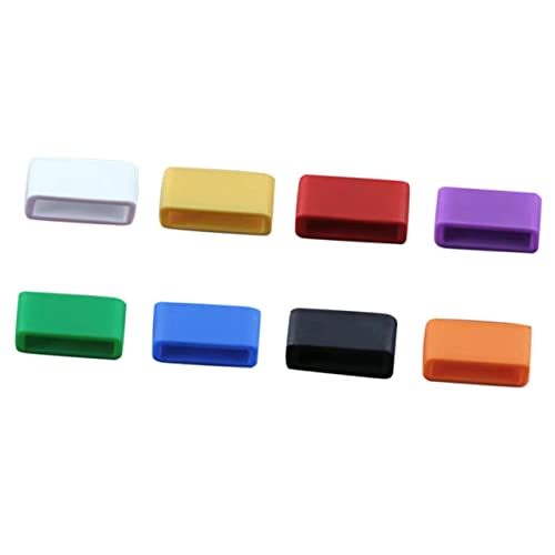 Homoyoyo 20 Pcs Watchband Accessories Silicone Watch Bezel Random Color Watchband Accessory Watchband