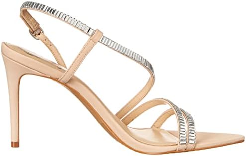 Vince Camuto womens Antinie Crystal Strap High Heeled Sandal, Natural, 8.5 US | Image 5