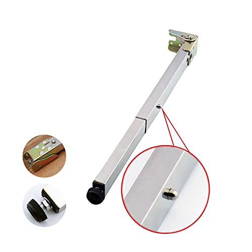 Patas de Mesa Ajustables de Acero Inoxidable, Plegables y telescópicas, Resistentes a la oxidación, Altura de reemplazo (50 150 cm), Carga máxima 70 kg, Ideales para Muebles de hogar y ofici